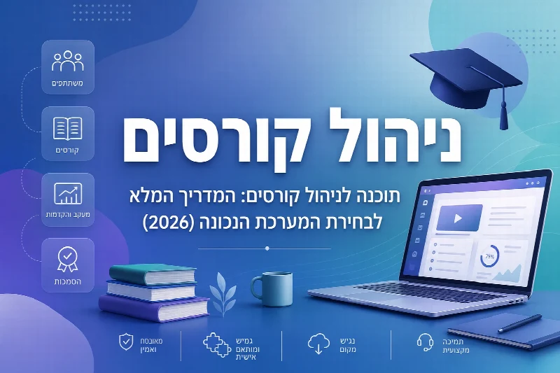 תוכנה לניהול קורסים - השוואת פלטפורמות ליצירת קורסים דיגיטליים