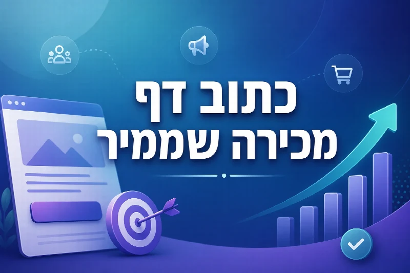 דף מכירה לקורס דיגיטלי - האלמנטים שממירים מבקרים ללקוחות